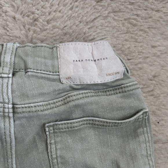 Zara Kids' Olive Green Denim - Picture 3 of 4